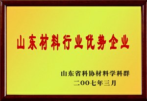 山東材料行業(yè)優(yōu)勢企業(yè)