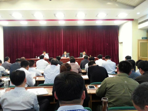 危險品企業(yè)負責人談心談話會議-肥城<a href='http://zafoy.cn/' class='keys' title='點擊查看關(guān)于德源化工的相關(guān)信息' target='_blank'>德源化工</a>有限公司