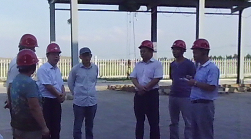 肥城市委副書記李華民同志視察德源環(huán)氧固化劑